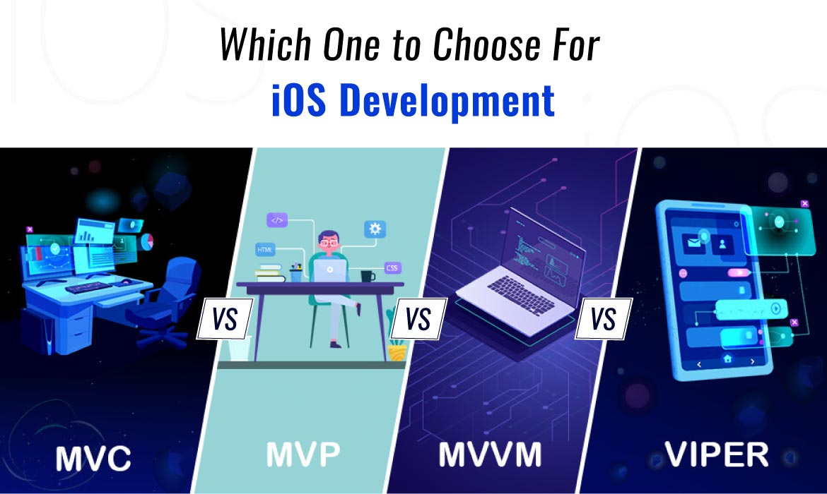 difference between MVP, MVC, MVVM and VIPER